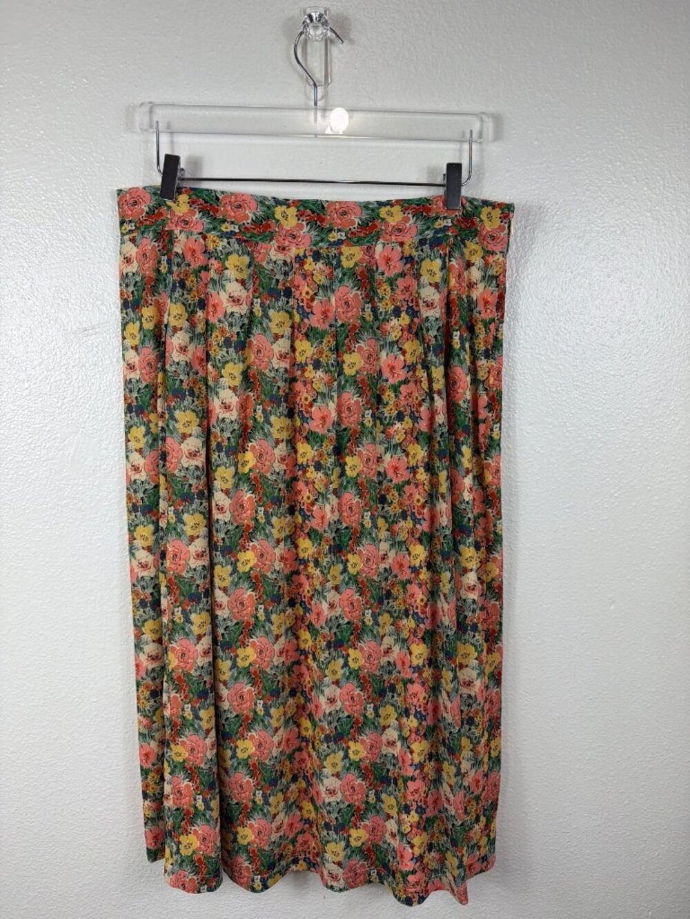 NWT Sézane Alicia Skirt Jardin Pastel Floral Print FR 46 /US 14 High Waist - Picture 9 of 16